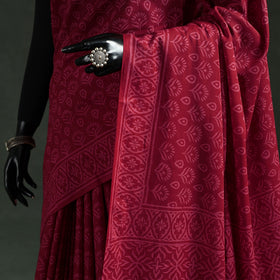 Pure mul cotton hand block batik print saree 21