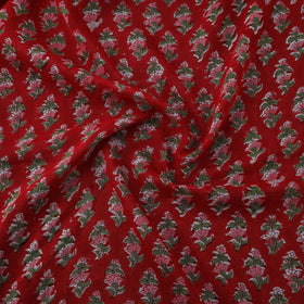 Pure mul cotton hand sanganeri fabric 16 - handcrafted