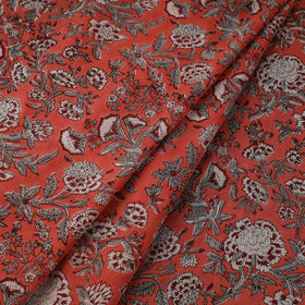 Pure mul cotton hand sanganeri fabric 19 - handcrafted
