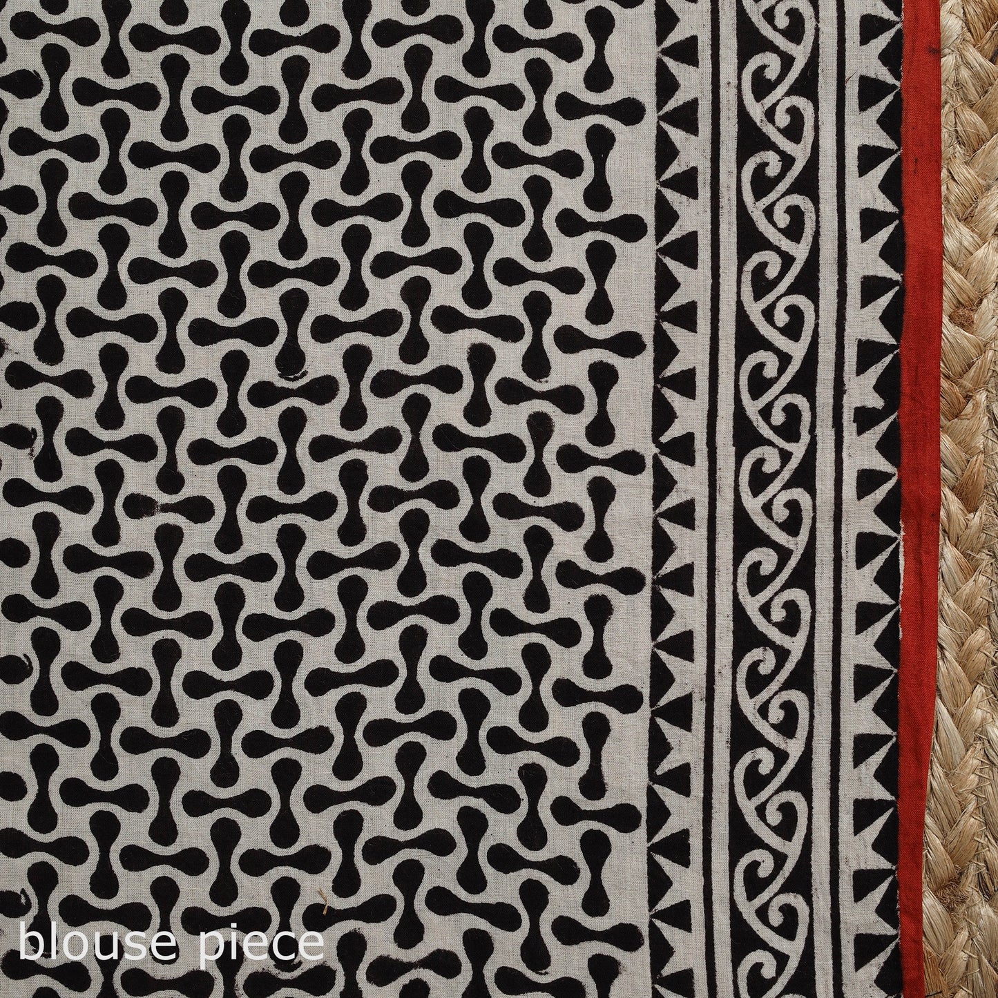 Pure mul cotton natural dyed hand block dabu bagru print
