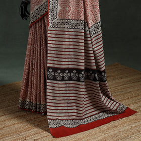 Pure mul cotton natural dyed hand block dabu bagru print