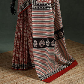 Pure mul cotton natural dyed hand block dabu bagru print