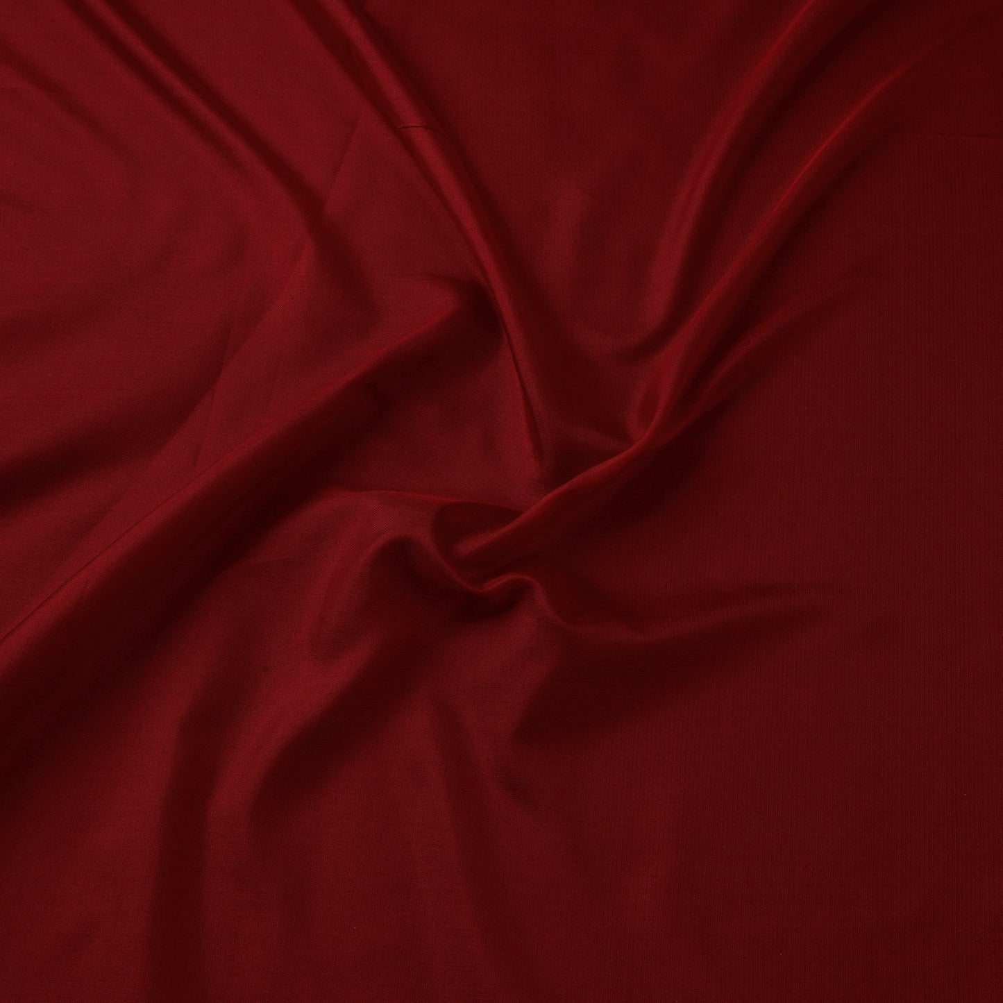 Red - pure silk plain fabric 13 - handcrafted