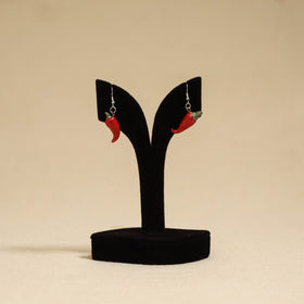 Quirklets handpainted clay earrings 53 - handcrafted