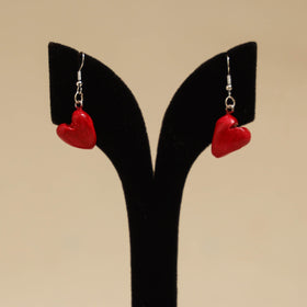 Quirklets handpainted clay earrings 55 - handcrafted