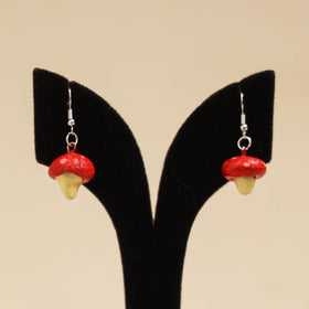 Quirklets handpainted clay earrings 54 - handcrafted