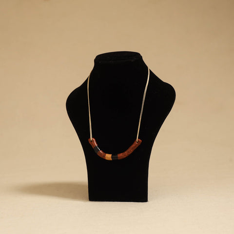 Quirklets handpainted clay pendant necklace 19 - handcrafted