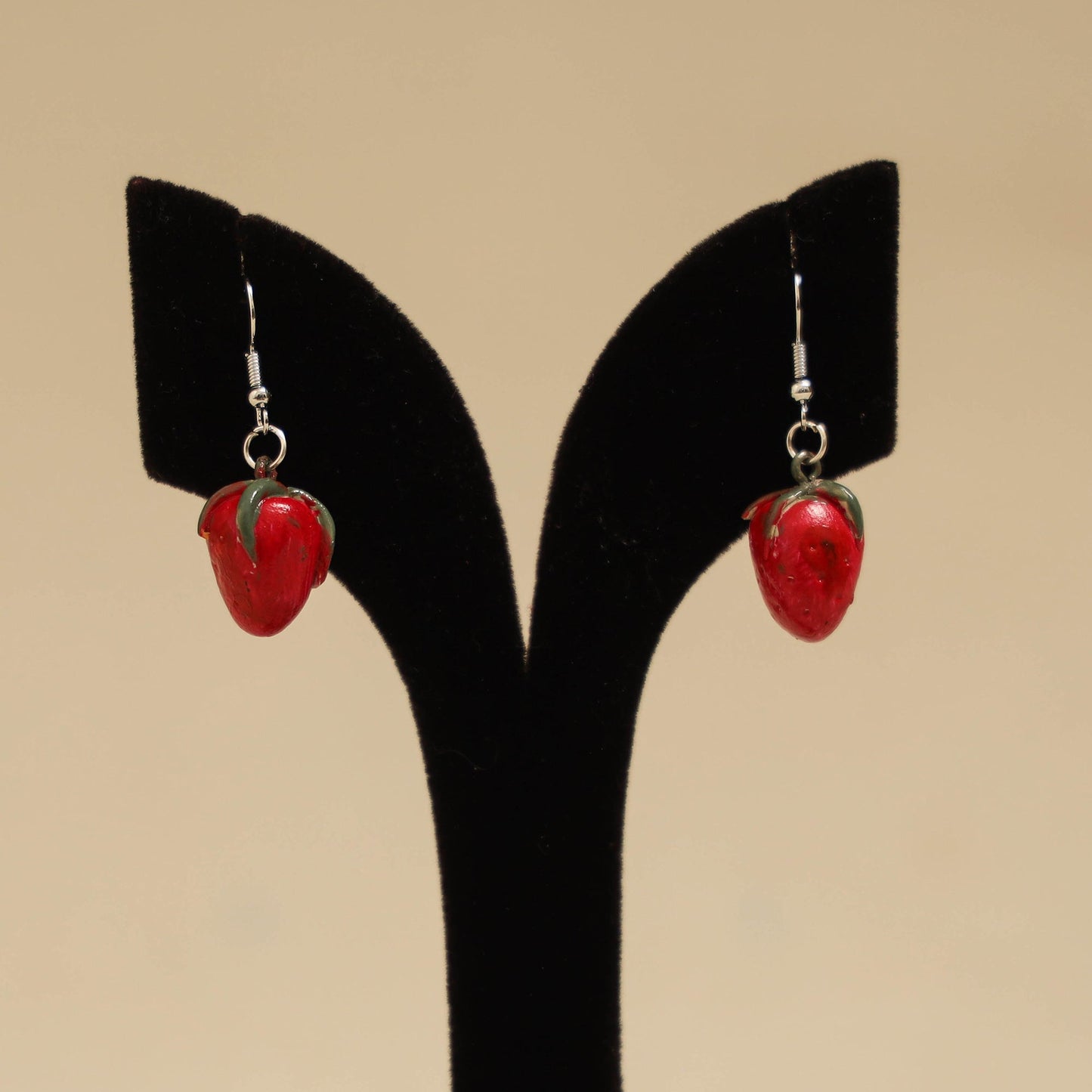 Quirklets handpainted clay earrings 67 - handcrafted