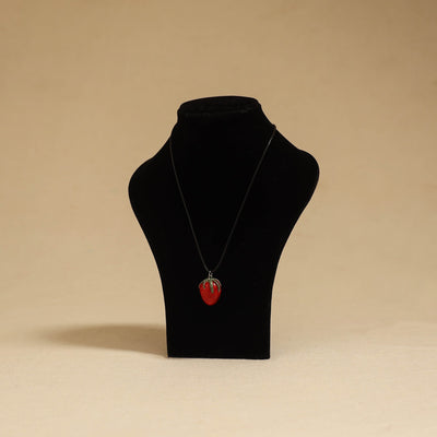 Quirklets handpainted clay pendant necklace 25 - handcrafted