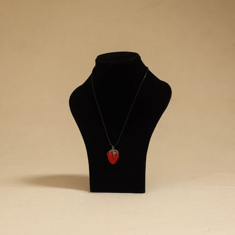 Quirklets handpainted clay pendant necklace 25 - handcrafted