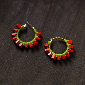  Radhika Handmade Thread & Stone Work Earrings 15 