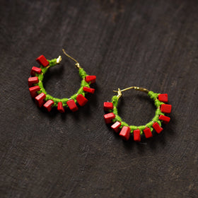  Radhika Handmade Thread & Stone Work Earrings 15 