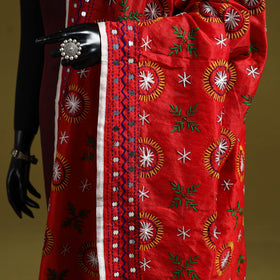 Ranihati chapa work chanderi silk hand embroidery dupatta