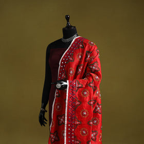 Ranihati chapa work chanderi silk hand embroidery dupatta