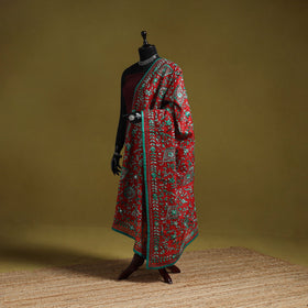 Ranihati chapa work chanderi silk hand embroidery dupatta