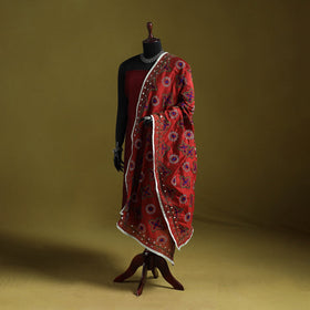 Ranihati chapa work chanderi silk hand embroidery dupatta