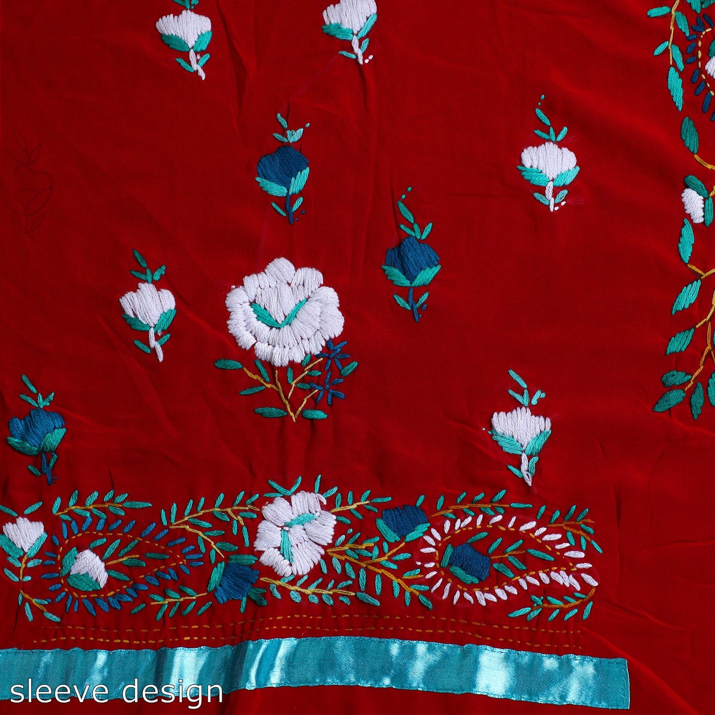 Authentic Phulkari Embroidery Dress Material 