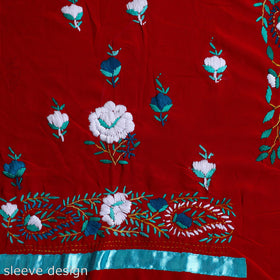 Authentic Phulkari Embroidery Dress Material 