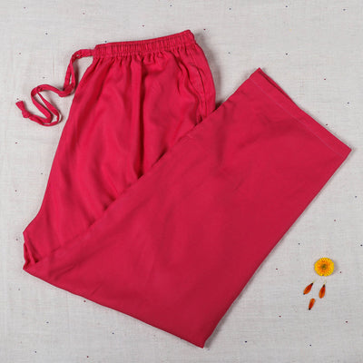  Rayon Fabric Plain Palazzo Pant 