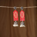Red - riya gs fabart handmade earrings - handcrafted