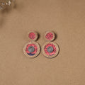 Roshni jute fabart handmade earrings - handcrafted
