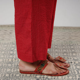 Buy iTokri Casuals - Running Stitch Cotton Palazzo Online at iTokri.com