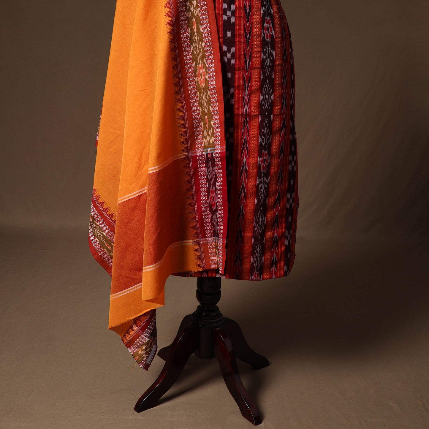 Sambalpuri ikat handloom cotton 2pc unstitched dress
