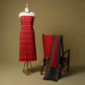 Sambalpuri ikat handloom cotton 3pc unstitched dress