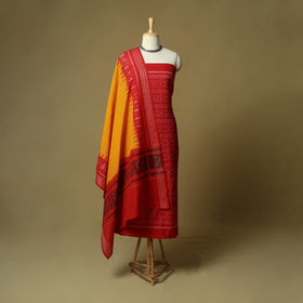 Sambalpuri ikat handloom cotton 3pc unstitched dress