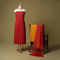 Sambalpuri ikat handloom cotton 3pc unstitched dress