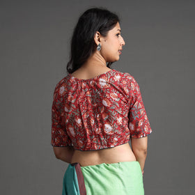 Buy Sanganeri Block Printed Cotton Stitched Blouse Online at iTokri.com