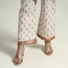Sanganeri Kurta with Palazzo & Dupatta Set