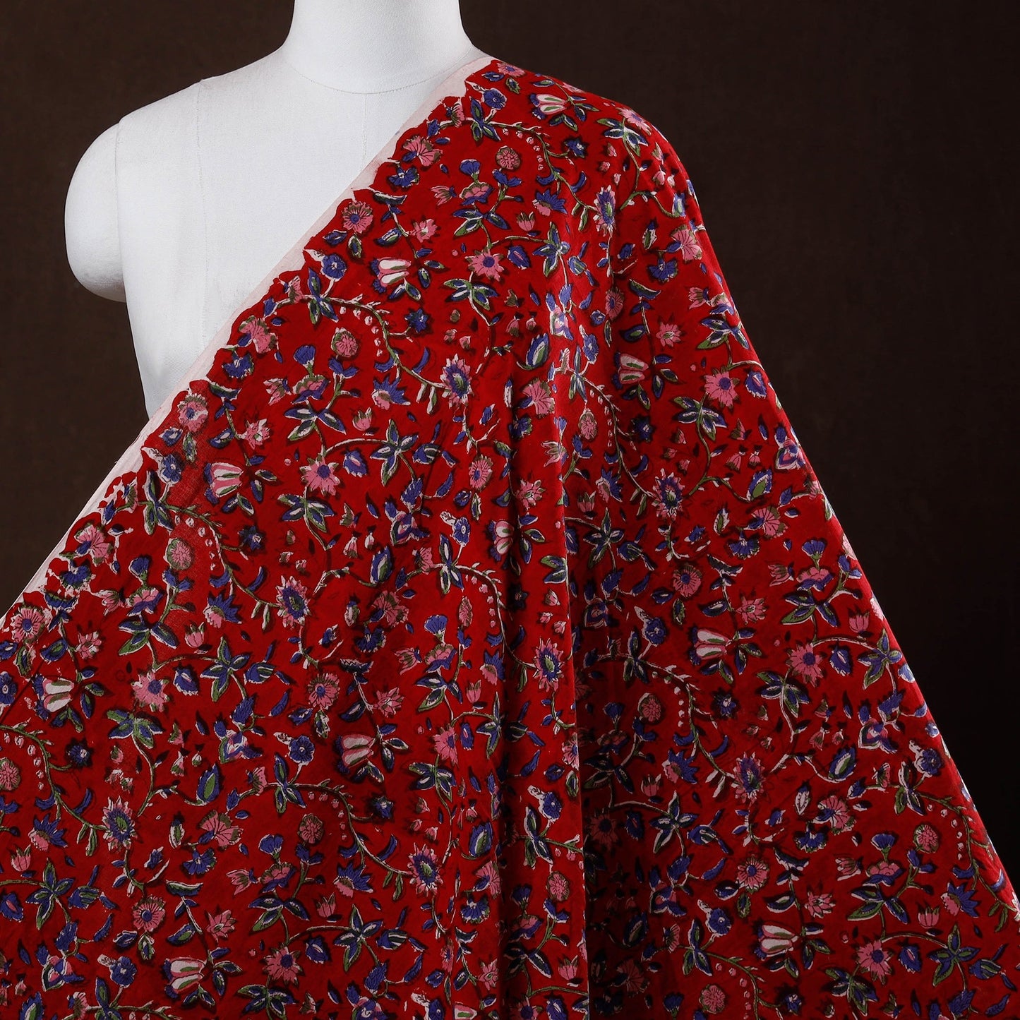 Sanganeri cotton fabric 25 - handcrafted