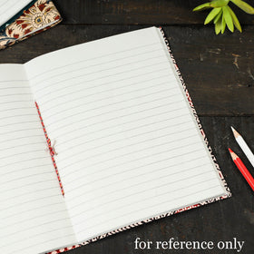  Sanganeri Fabric Cover Handmade Paper Notebook Online in India 