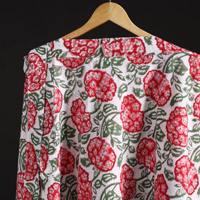 Sanganeri hand cotton wrap around skirt 58 - handcrafted