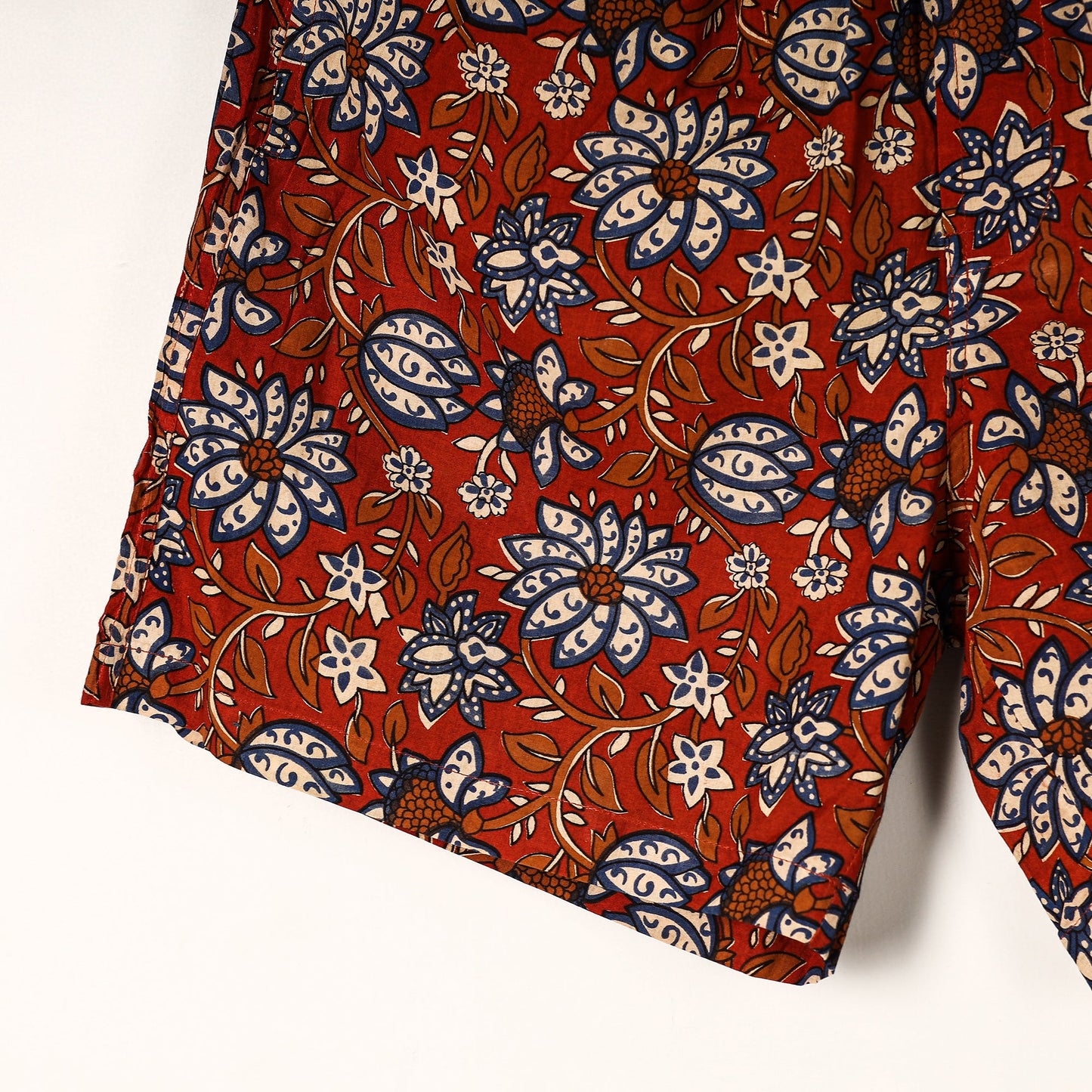  Sanganeri Block Printed Cotton Unisex Boxer/Shorts 