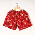  Sanganeri Block Printed Cotton Unisex Boxer/Shorts 