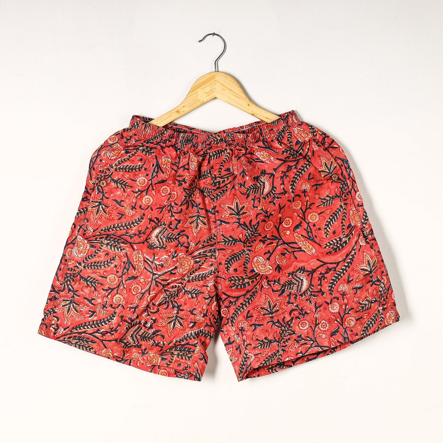  Sanganeri Block Printed Cotton Unisex Boxer/Shorts 