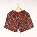  Sanganeri Block Printed Cotton Unisex Boxer/Shorts 
