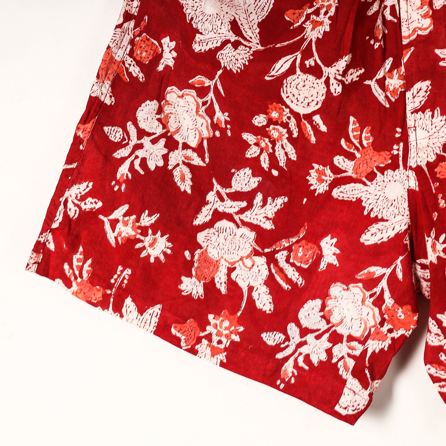  Sanganeri Block Printed Cotton Unisex Boxer/Shorts 