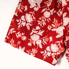  Sanganeri Block Printed Cotton Unisex Boxer/Shorts 