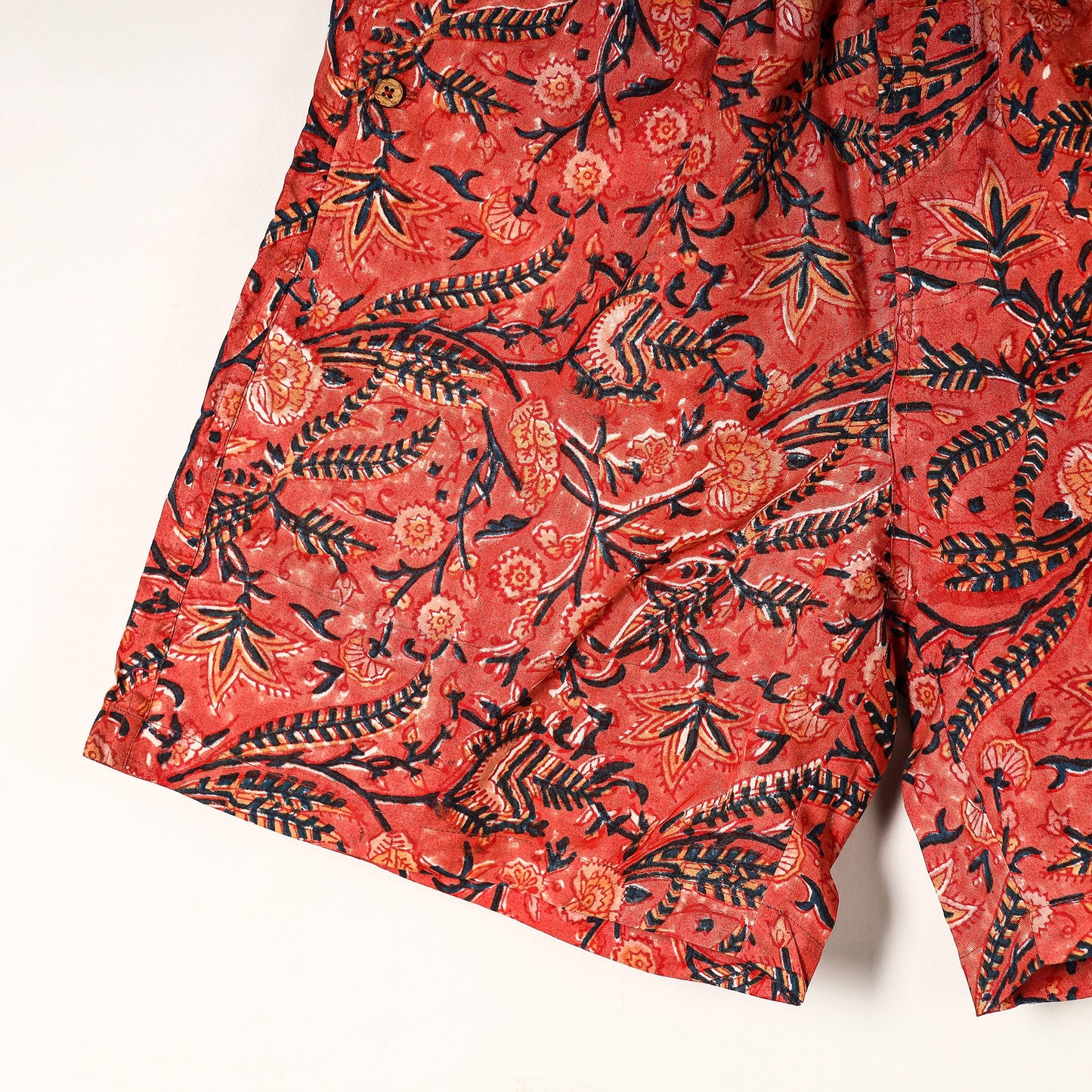  Sanganeri Block Printed Cotton Unisex Boxer/Shorts 