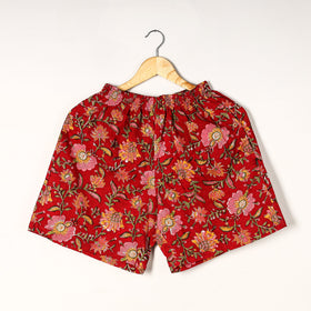 Buy Sanganeri Block Printed Cotton Unisex Boxer/Shorts Online at iTokri.com