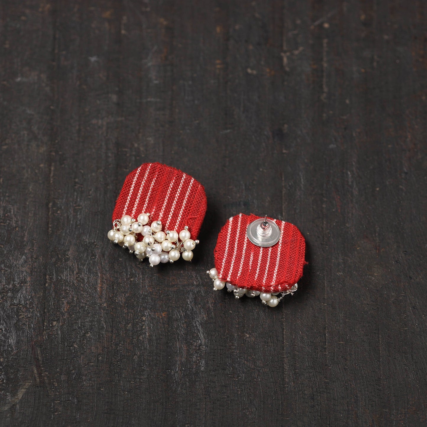 Buy Inaya Fabart Handmade Pearl Earrings