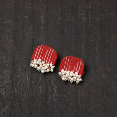 Buy Inaya Fabart Handmade Pearl Earrings