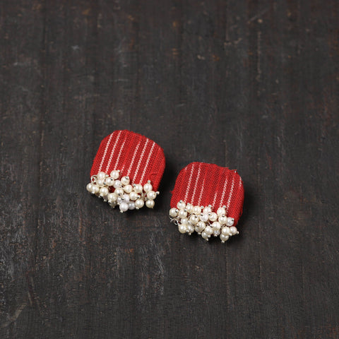 Buy Inaya Fabart Handmade Pearl Earrings