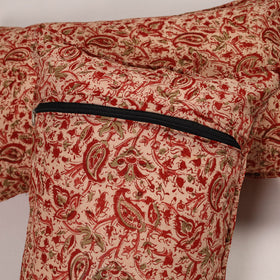 Buy Set of 2 Red Handcrafted Cotton Pillow Covers