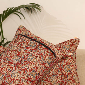 Red - set of 2 kalamkari hand pillow covers 45 - handcrafted