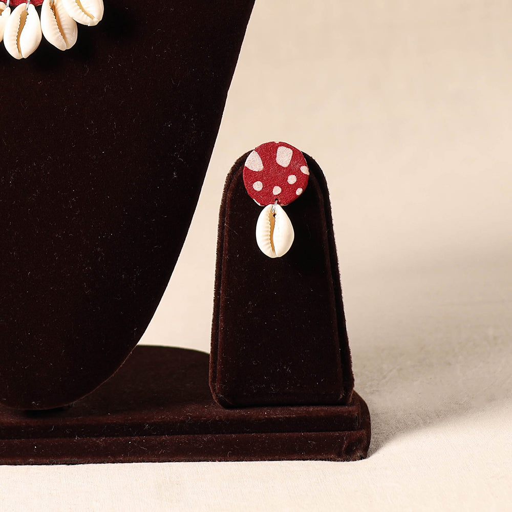 Shell Work Fabart Necklace Set