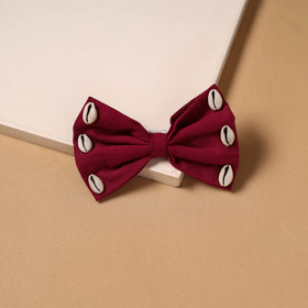 Shell work women’s bow hair clip 26 - handcrafted
